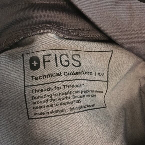 Figs High Waisted Zamora Joggers - Graphite Medium Petite - Picture 6 of 7